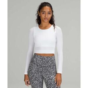 Lululemon Ebb to Street Long sleeve - white - Size 2